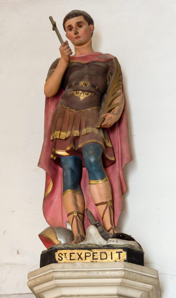 statue de saint Expedit